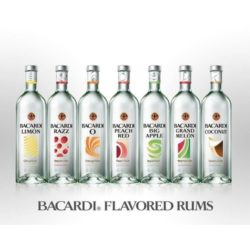 bacardi flavored rums 1 L