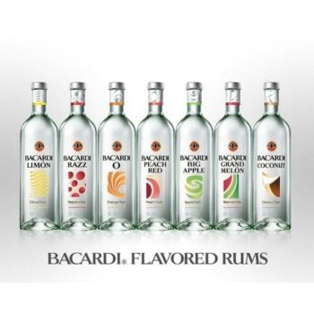 bacardi flavored rums 1 L