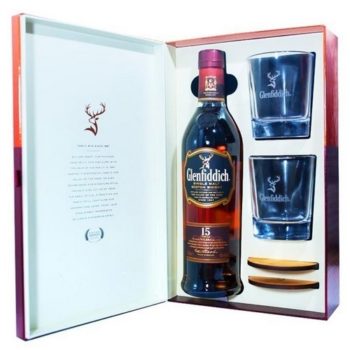 glenfiddich 15 years set 700 ML