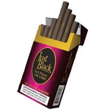 just black red